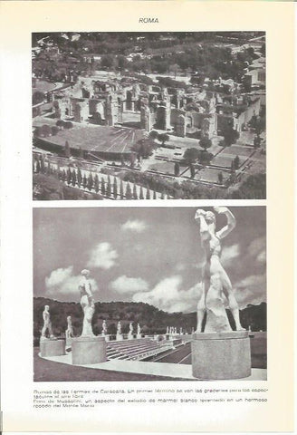 LAMINA 51467: Termas de Caracalla en Roma