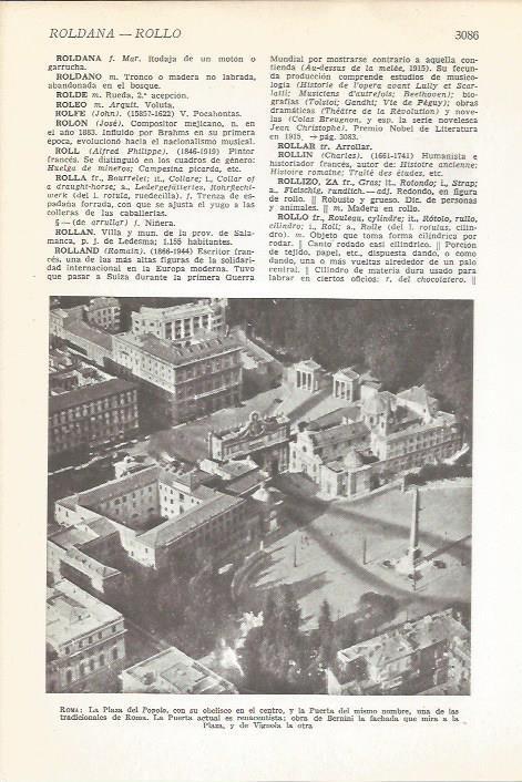 LAMINA 51460: Plaza del Popolo en Roma