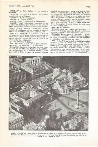 LAMINA 51460: Plaza del Popolo en Roma