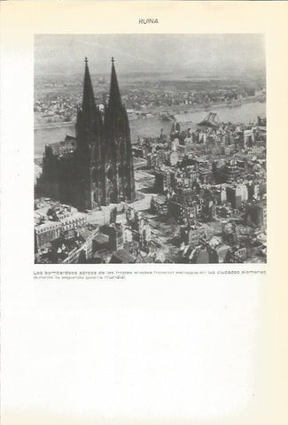 LAMINA 51457: Catedral bombardeada en la Segunda Guerra Mundial