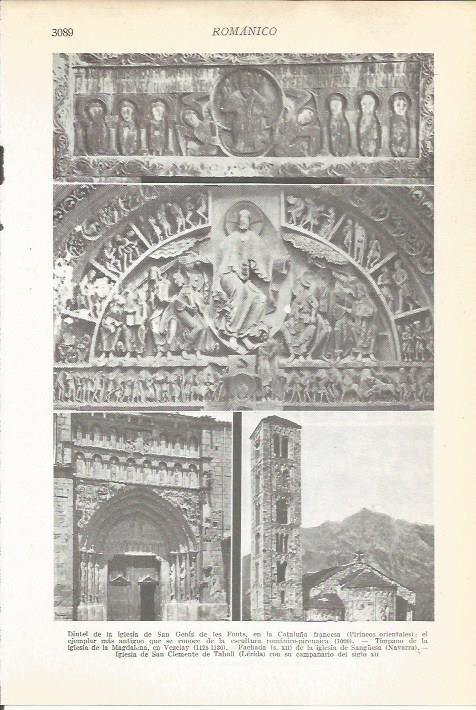 LAMINA 51456: Ejemplos de arte romanico