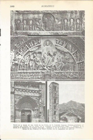 LAMINA 51456: Ejemplos de arte romanico