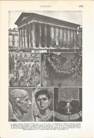 LAMINA 51455: Ejemplos de arte romano