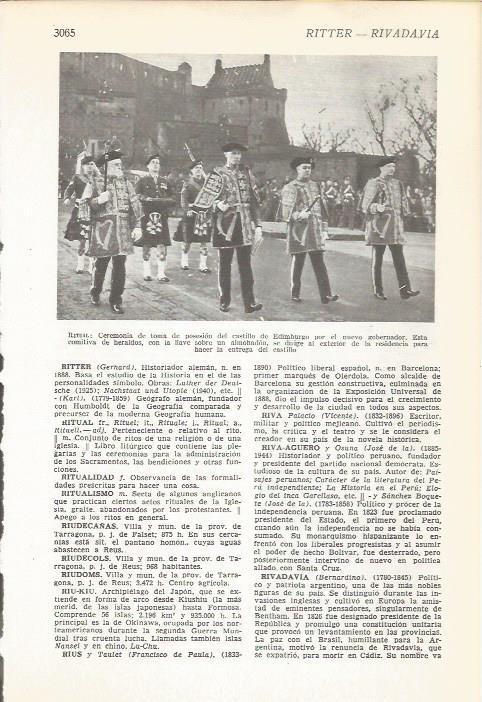 LAMINA 51463: Ceremonia de toma de posesion del Castillo de Edimburgo