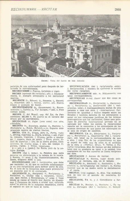 LAMINA 51497: Barrio de San Antonio en Recife, Brasil