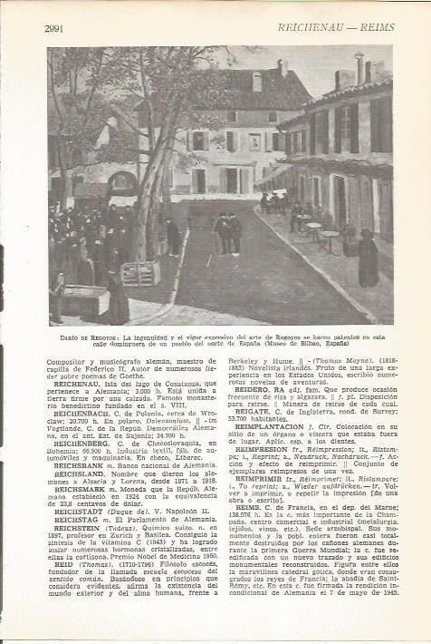 LAMINA 51491: Calle de domingo,por Dario de Regoyos
