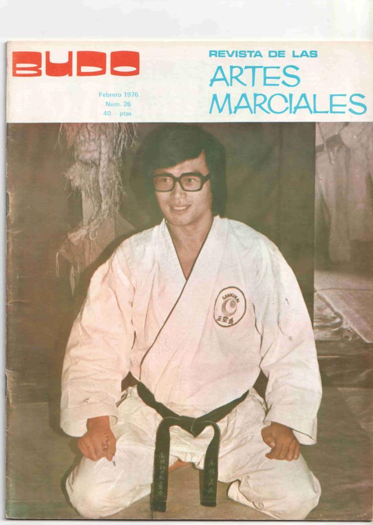 Revista: Budo num 026, febrero 1976 revista de las artes marciales - Portada Yoshinao Nanbu (incluye entrevista al mismo)