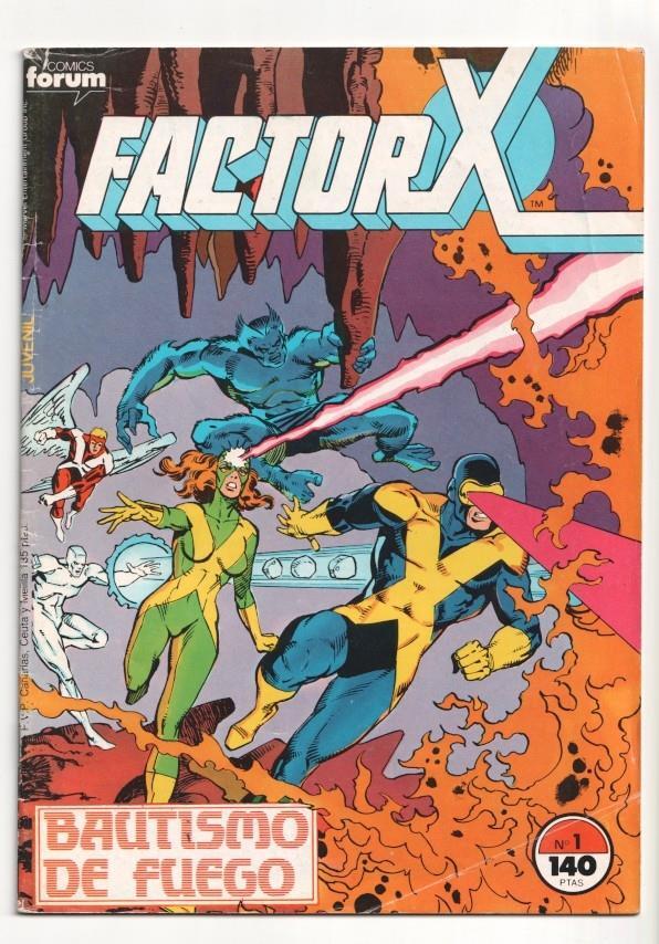 Planeta: Factor X numero 01: Bautismo de fuego