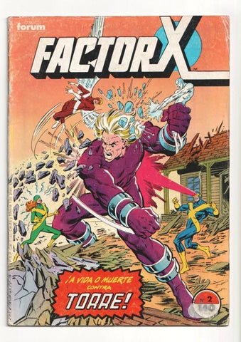 Planeta: Factor X numero 02: Tercera genesis (numerado 1 en trasera)