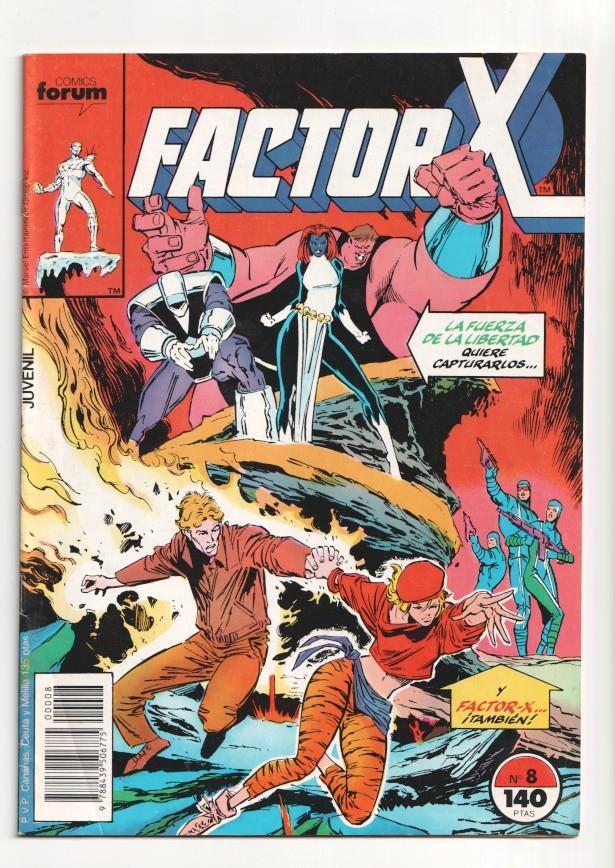 Factor X numero 08: Perdidos y encontrados (numerado 1 en trasera)