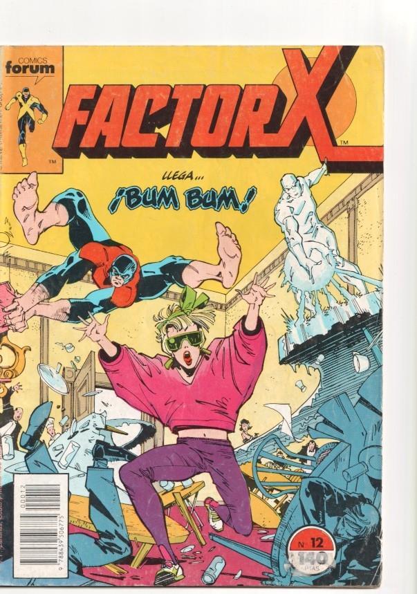 Factor X numero 12: Bum Bum (numerado 3 en trasera) (raja en trasera cubierta con cello)