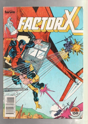 Factor X numero 16: Morid, mutantes, morid (numerado 1 en trasera) 