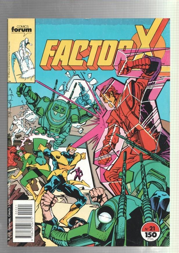 Factor X numero 21: Querias un poco de evolucion (numerado 1 en trasera)