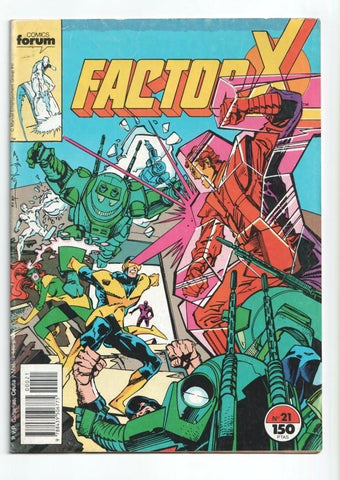 Factor X numero 21: Querias un poco de evolucion (numerado 2 en trasera)