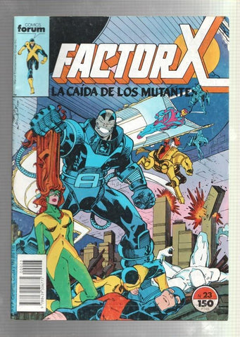 Planeta: Factor X numero 23: La caida de los mutantes (numerado 1 en trasera)