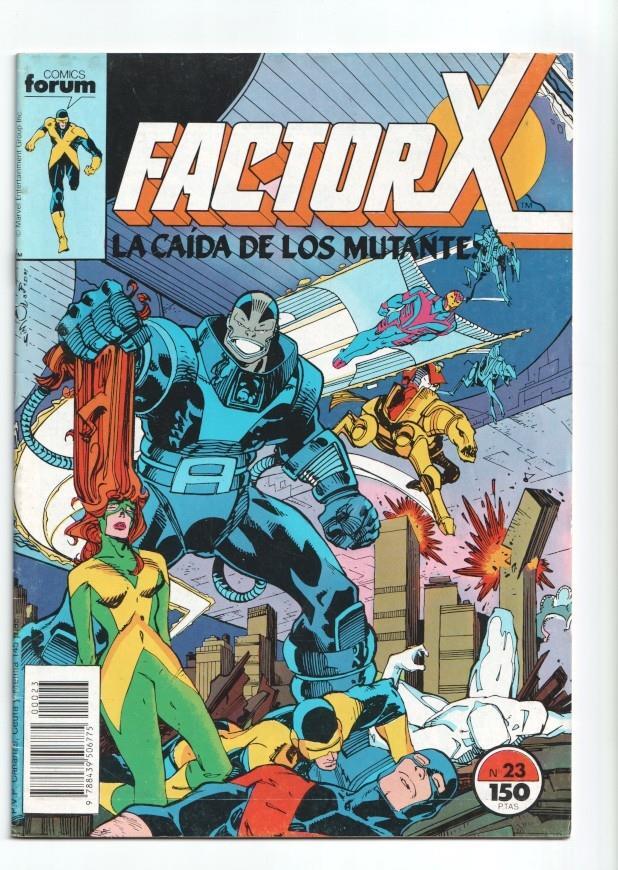 Planeta: Factor X numero 23: La caida de los mutantes (numerado 2 en trasera)