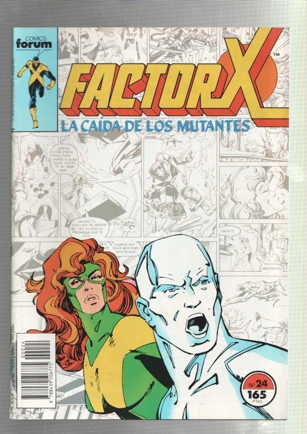 Planeta: Factor X numero 24: La caida de los mutantes (numerado 1 en trasera)