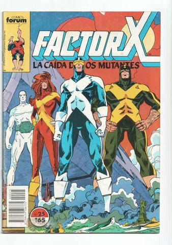 Planeta: Factor X numero 25: La caida de los mutantes (numerado 2 en trasera)