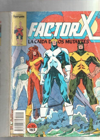 Planeta: Factor X numero 25: La caida de los mutantes (numerado 3 en trasera)