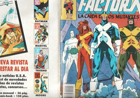 Planeta: Factor X numero 25: La caida de los mutantes (numerado 4 en trasera)