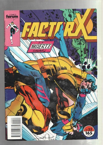 Planeta: Factor X numero 33: Muerte (numerado 1 en trasera)