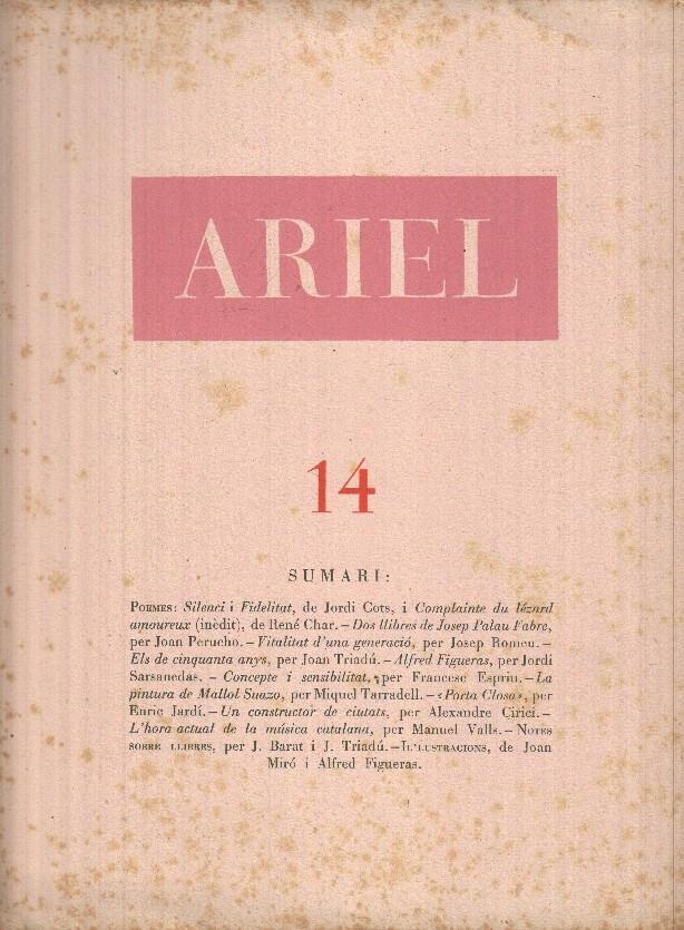 Ariel Revista de les Arts 14 Any II (desembre 1947) CATALÁN