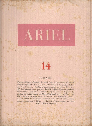 Ariel Revista de les Arts 14 Any II (desembre 1947) CATALÁN