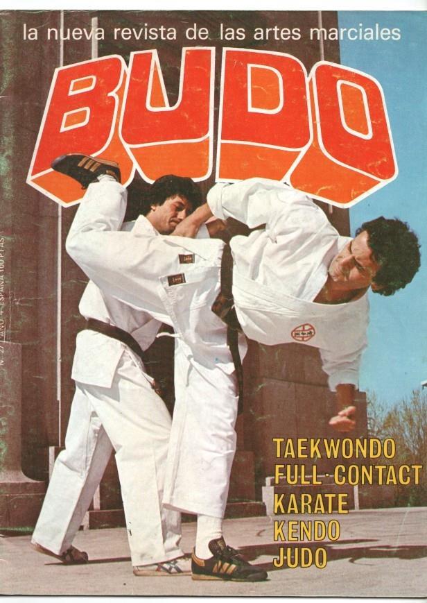 Revista: Budo num 27 año 4 (1980), la nueva revista de las artes marciales - Portada y entrevista con Jesus Calvo Manguan, Campeonato de España de Kendo