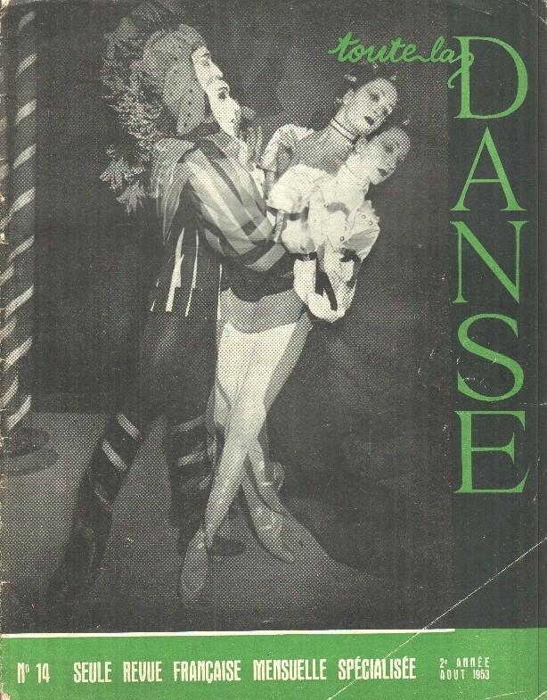 Toute la Danse Año II. Numero 14 (Agosto 1953) FRANCÉS