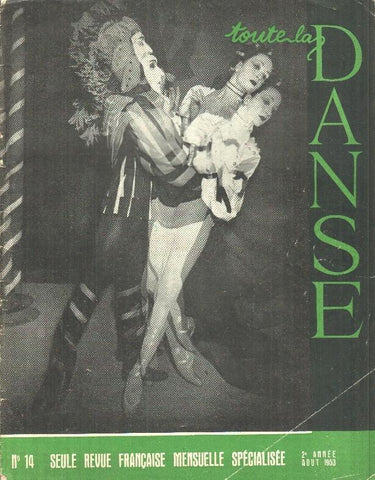 Toute la Danse Año II. Numero 14 (Agosto 1953) FRANCÉS