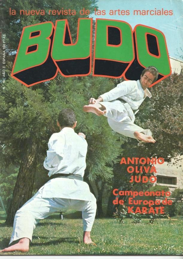 Revista: Budo num 16 año 3 (1979), la nueva revista de las artes marciales. Portada: Antonio Oliva (judo) - Campeonato de Europa de Karate