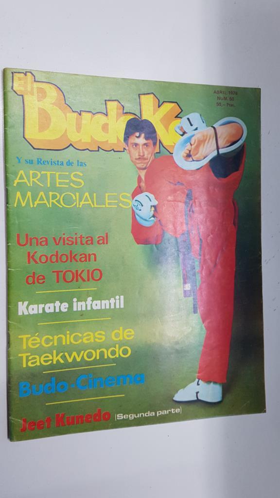 Revista: El Budoka num 50 abril 1978. Revista Artes Marciales. Una visita al Kodokan de Tokio. Portada: Profesor Jorge Castellví