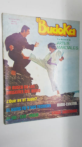 Revista: El Budoka num 54, septiembre 1978. Revista Artes Marciales. En busca de los origenes del Budo, I Stage femenino de karate