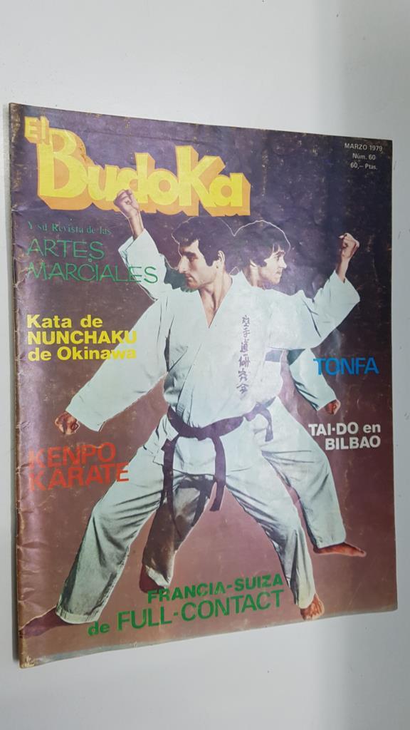 Revista: El Budoka num 60, marzo 1979. Revista Artes Marciales - Kata de Nunchaku de Okinawa, II stage femenino de karate