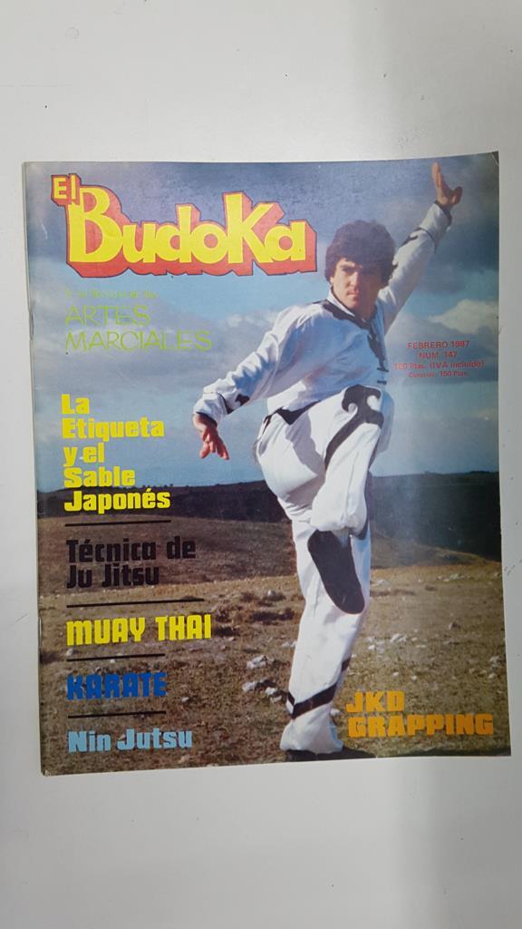 Revista: El Budoka num 147, febrero 1987. Revista Artes Marciales - Entrevista al maestro Hirodo Mochizuki 7º dan de karate-do, articulo sobre Jeet Kunedo Grappling