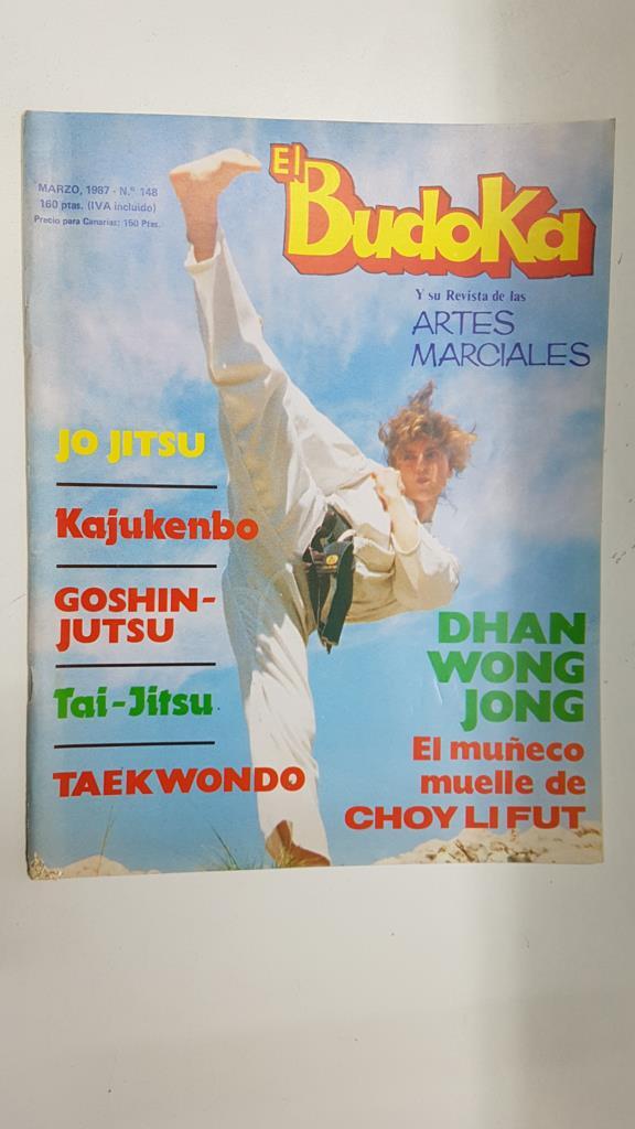 Revista: El Budoka num 148, marzo 1987. Revista Artes Marciales - El I Ching: esoterismo chino, Kajukenbo: el duro arte marcial de Hawai