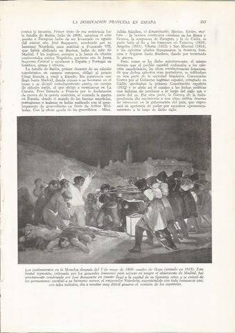 LAMINA 26118: Los fusilamientos de la Moncloa, por Goya