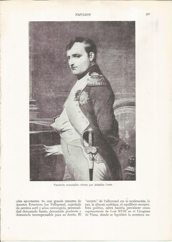 LAMINA 26112: Napoleon emperador, por A. Louis