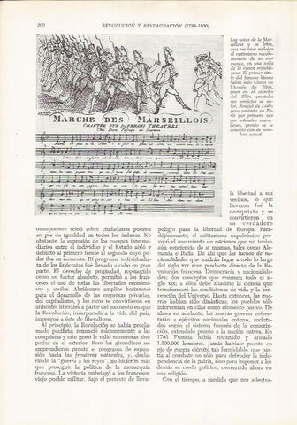 LAMINA 26109: Partitura de La Marsellesa