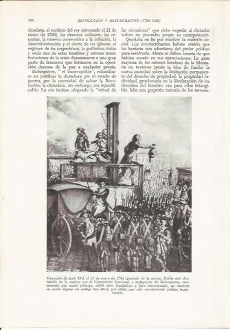 LAMINA 26107: Ejecucion de Luis XVI