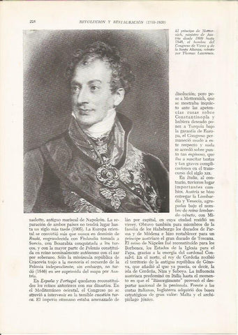LAMINA 26120: El principe de Metternich
