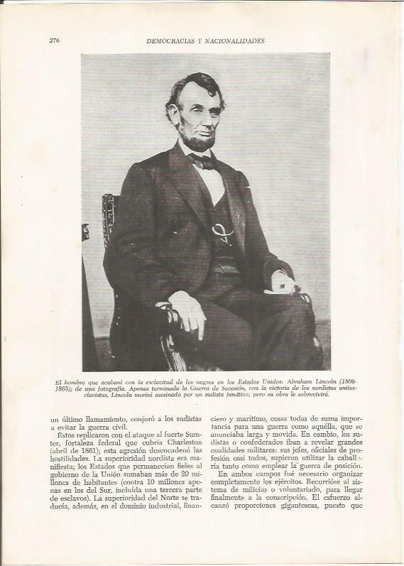 LAMINA 26142: Abraham Lincoln