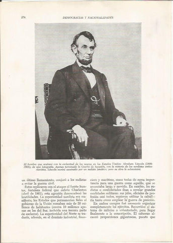 LAMINA 26142: Abraham Lincoln