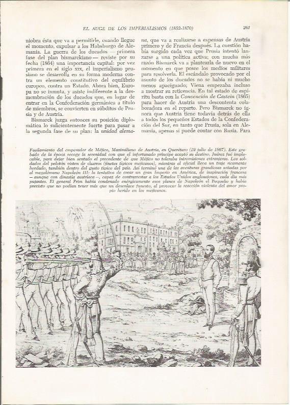 LAMINA 26135: Fusilamiento de Maximiliano de Mexico