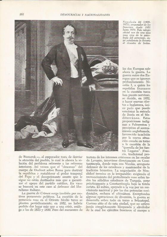LAMINA 26130: Napoleon III de Francia