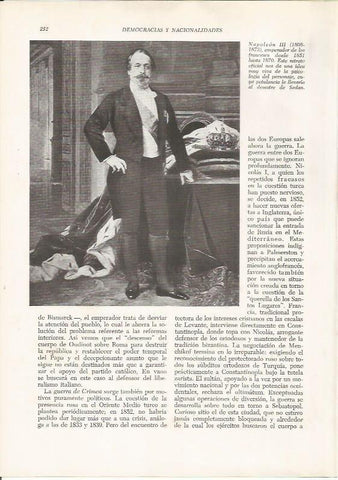 LAMINA 26130: Napoleon III de Francia