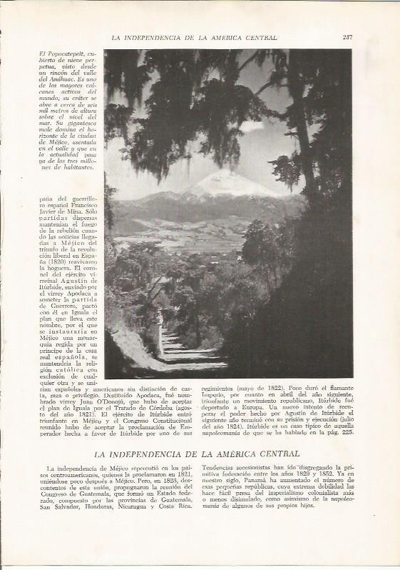 LAMINA 26124: El Popocatepelt, Mexico