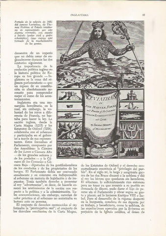LAMINA 26067: Portadad del Leviathan de 1651