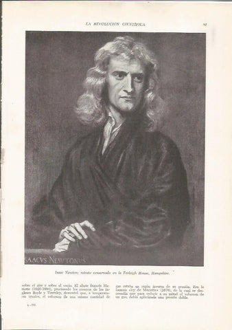 LAMINA 26066: Isaac Newton