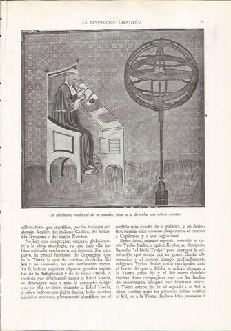 LAMINA 26062: Astronomo medieval en su estudio